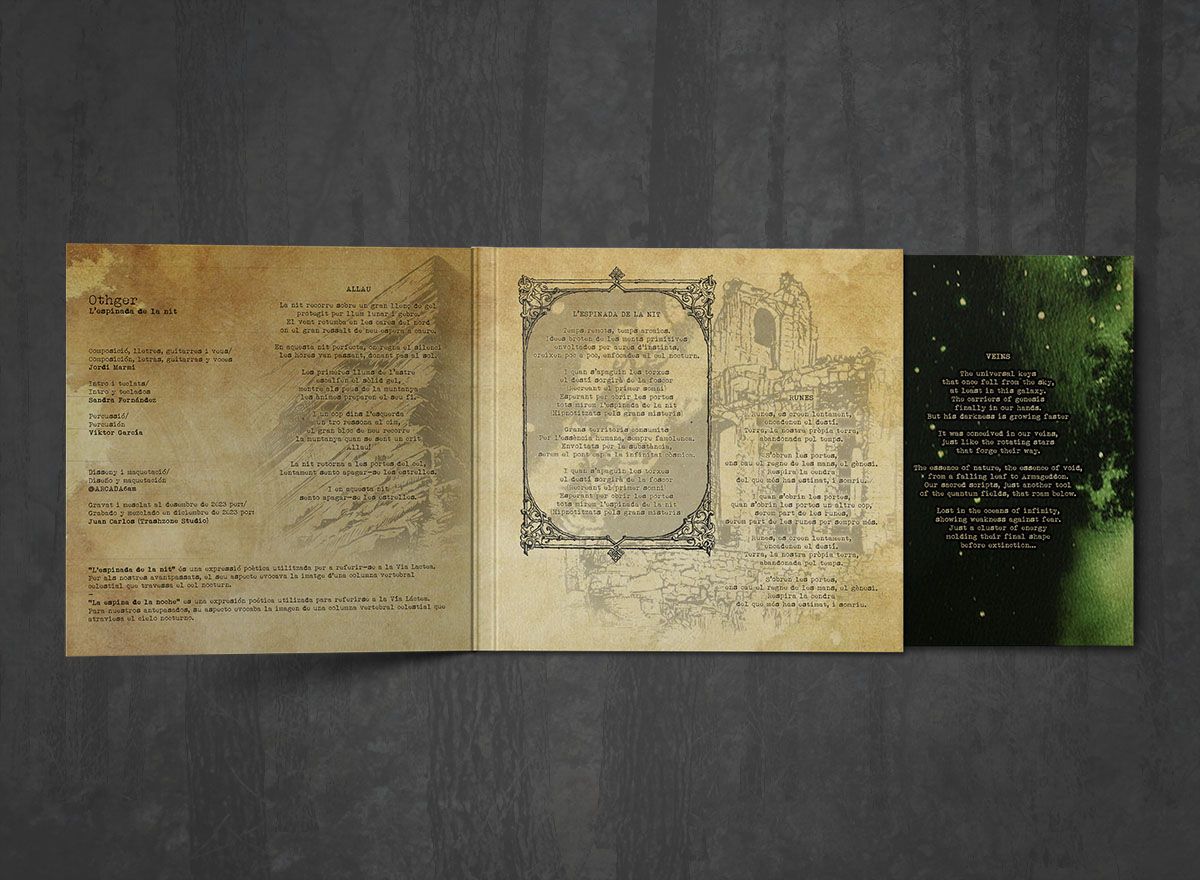Additional artwork for "L’espinada de la Nit" by Othger available at Darkwoods Webstore