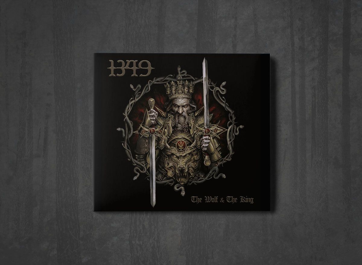 Additional artwork for "The Wolf & the King" by 1349 available at Darkwoods Webstore
