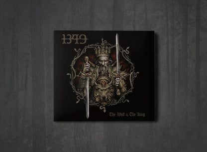 Additional artwork for "The Wolf & the King" by 1349 available at Darkwoods Webstore