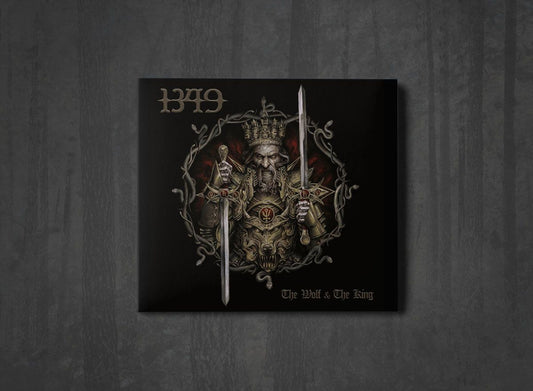 Additional artwork for "The Wolf & the King" by 1349 available at Darkwoods Webstore