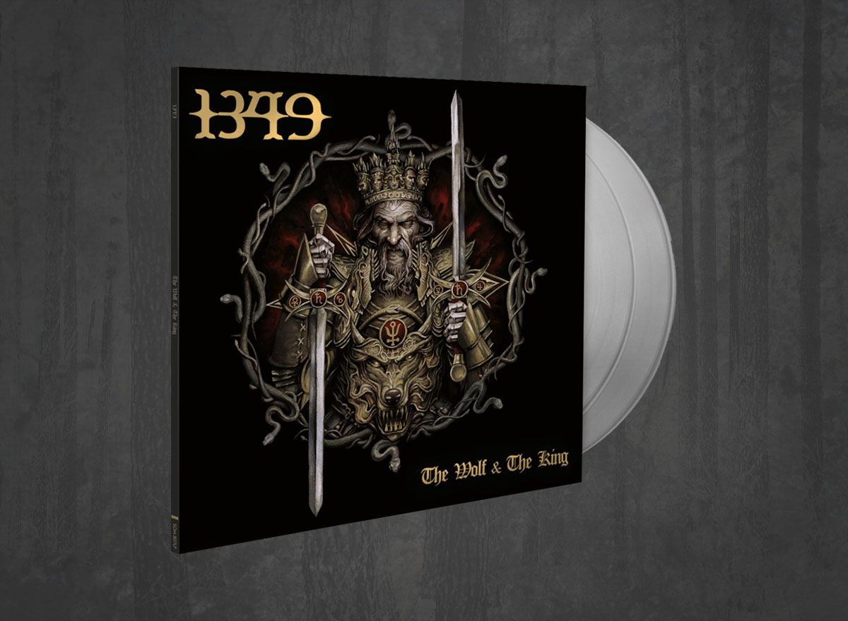 Additional artwork for "The Wolf & the King" by 1349 available at Darkwoods Webstore