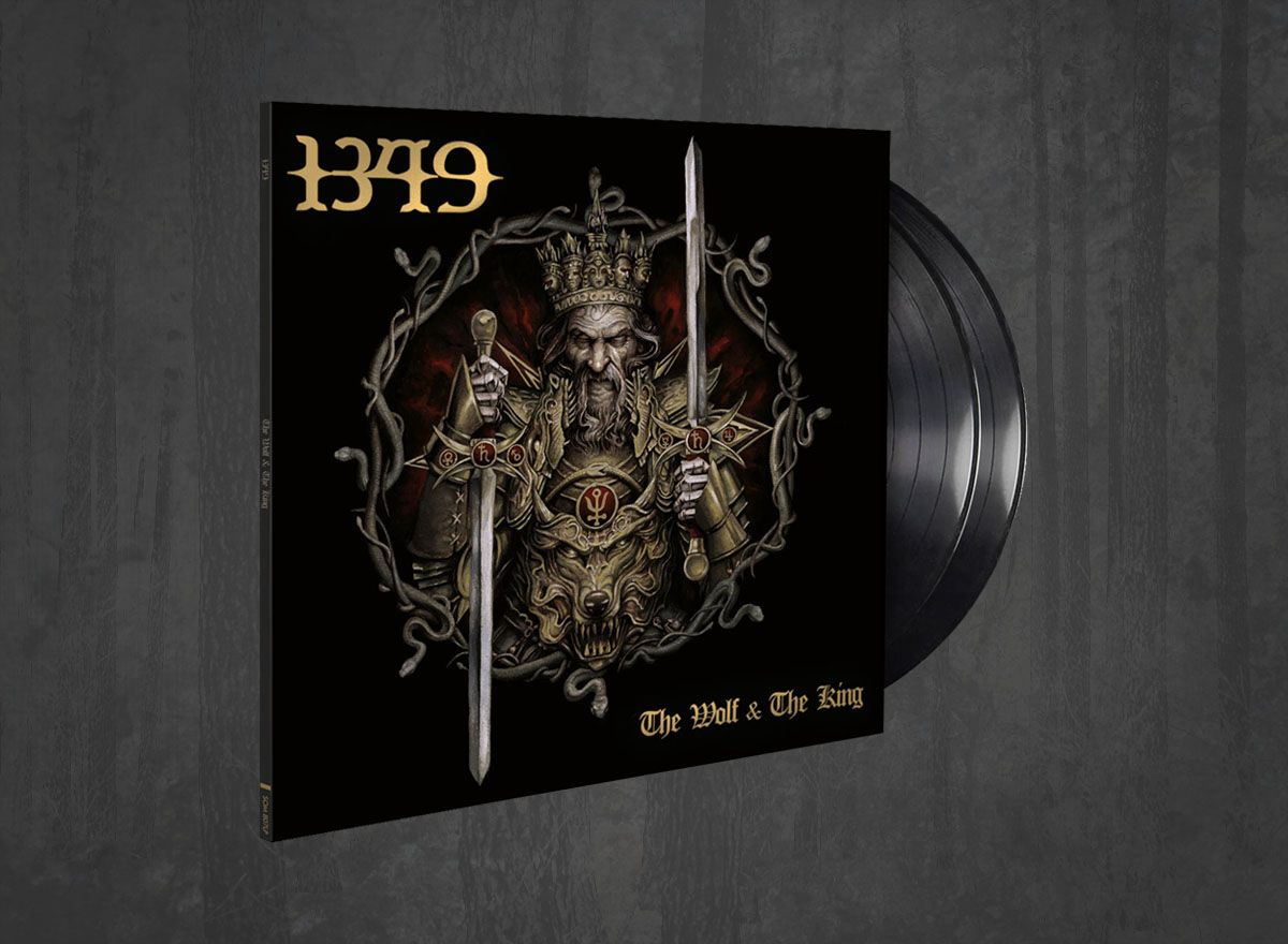 Additional artwork for "The Wolf & the King" by 1349 available at Darkwoods Webstore