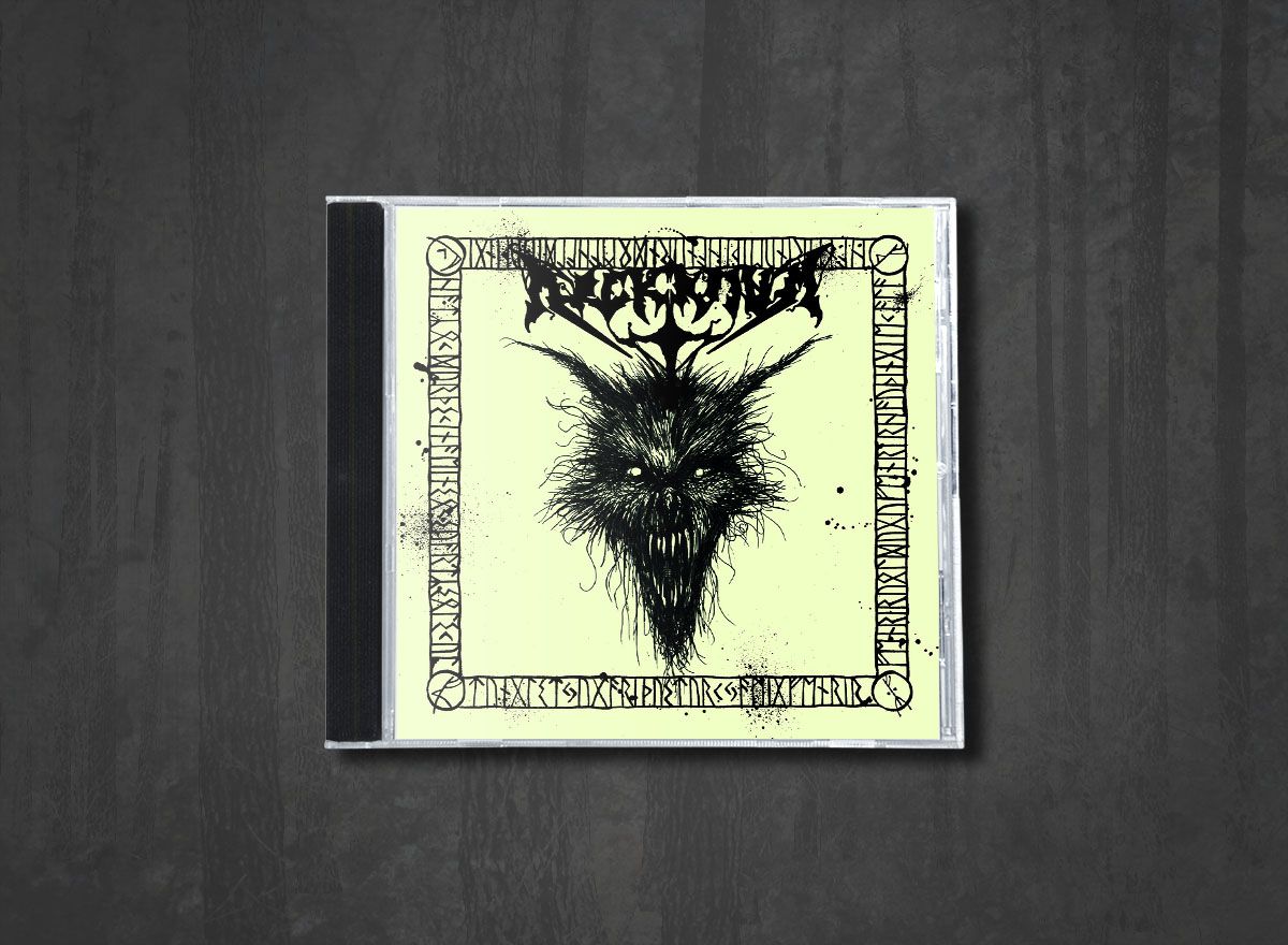 Additional artwork for "Fenris kindir" by Arckanum available at Darkwoods Webstore