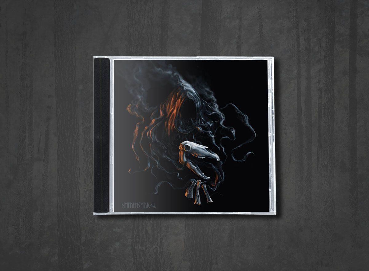 Additional artwork for "Helvítismyrkr" by Arckanum available at Darkwoods Webstore