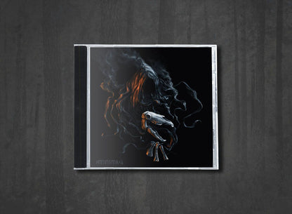 Additional artwork for "Helvítismyrkr" by Arckanum available at Darkwoods Webstore