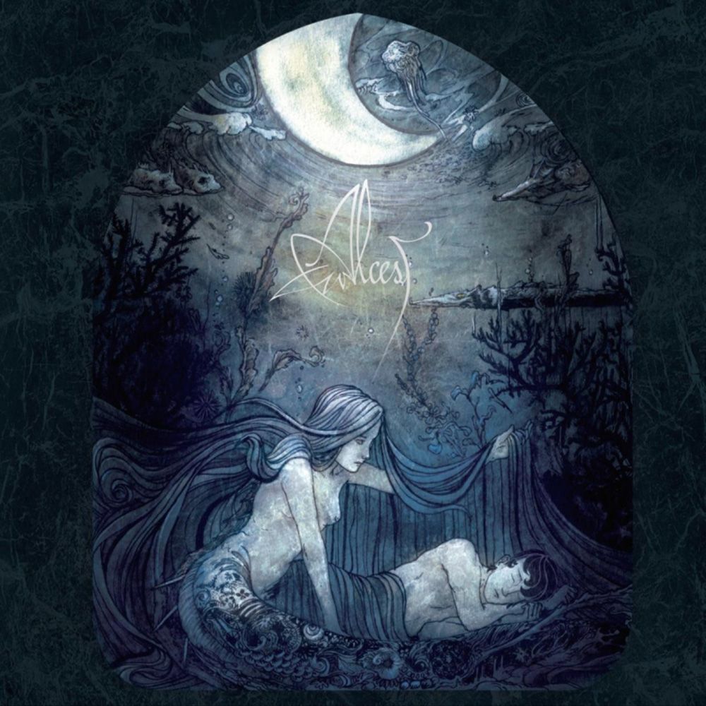 Front cover of "Écailles de Lune" by Alcest available at Darkwoods Webstore
