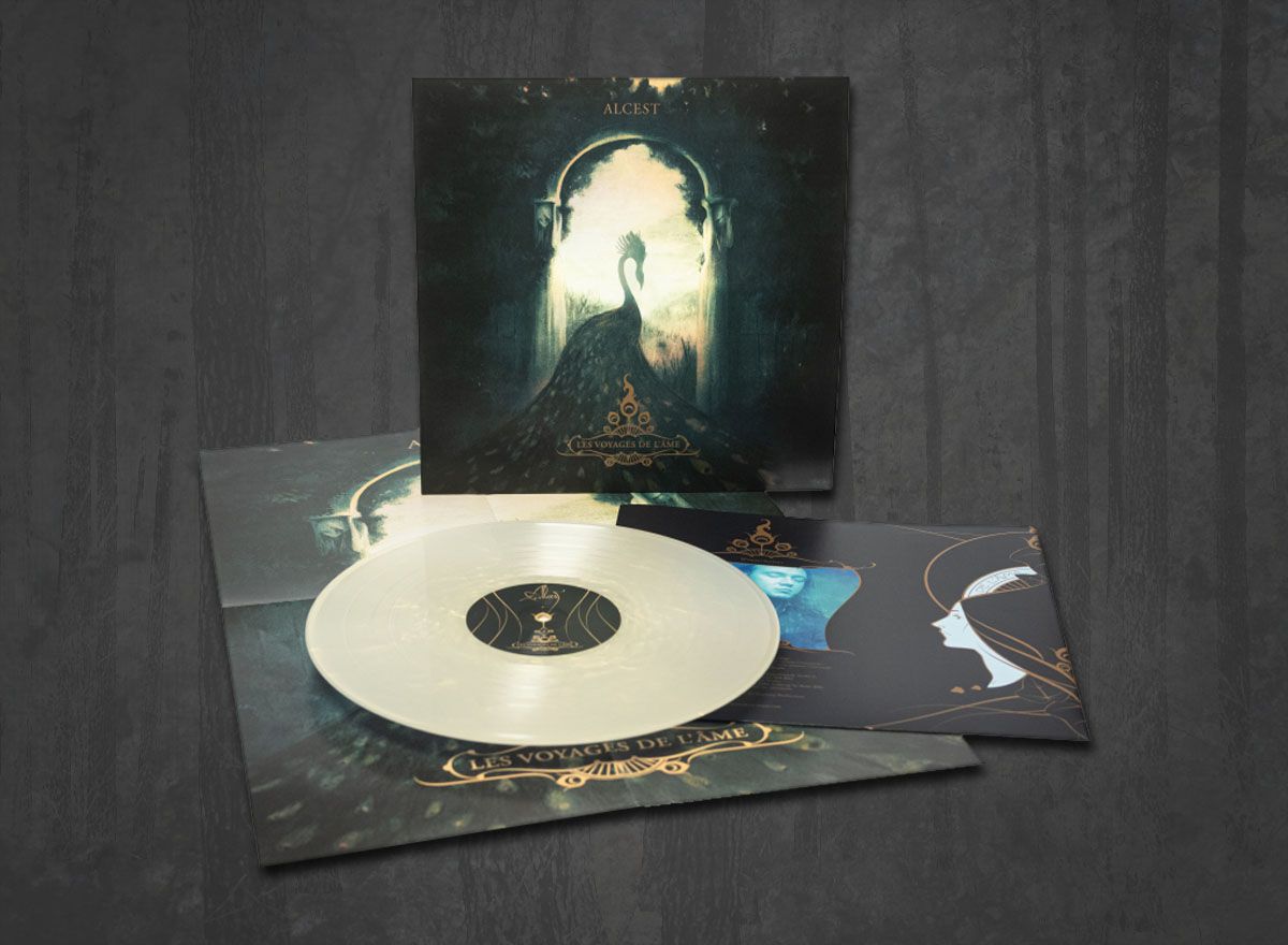 Additional artwork for "Les voyages de l'âme" by Alcest available at Darkwoods Webstore