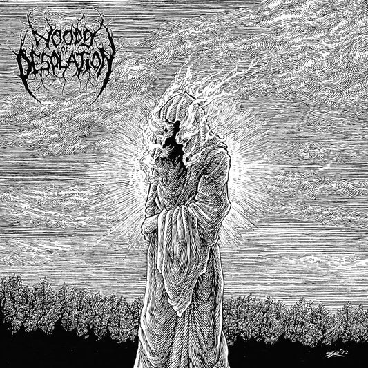 Front cover of "Toward the Depths" by Woods Of Desolation available at Darkwoods Webstore