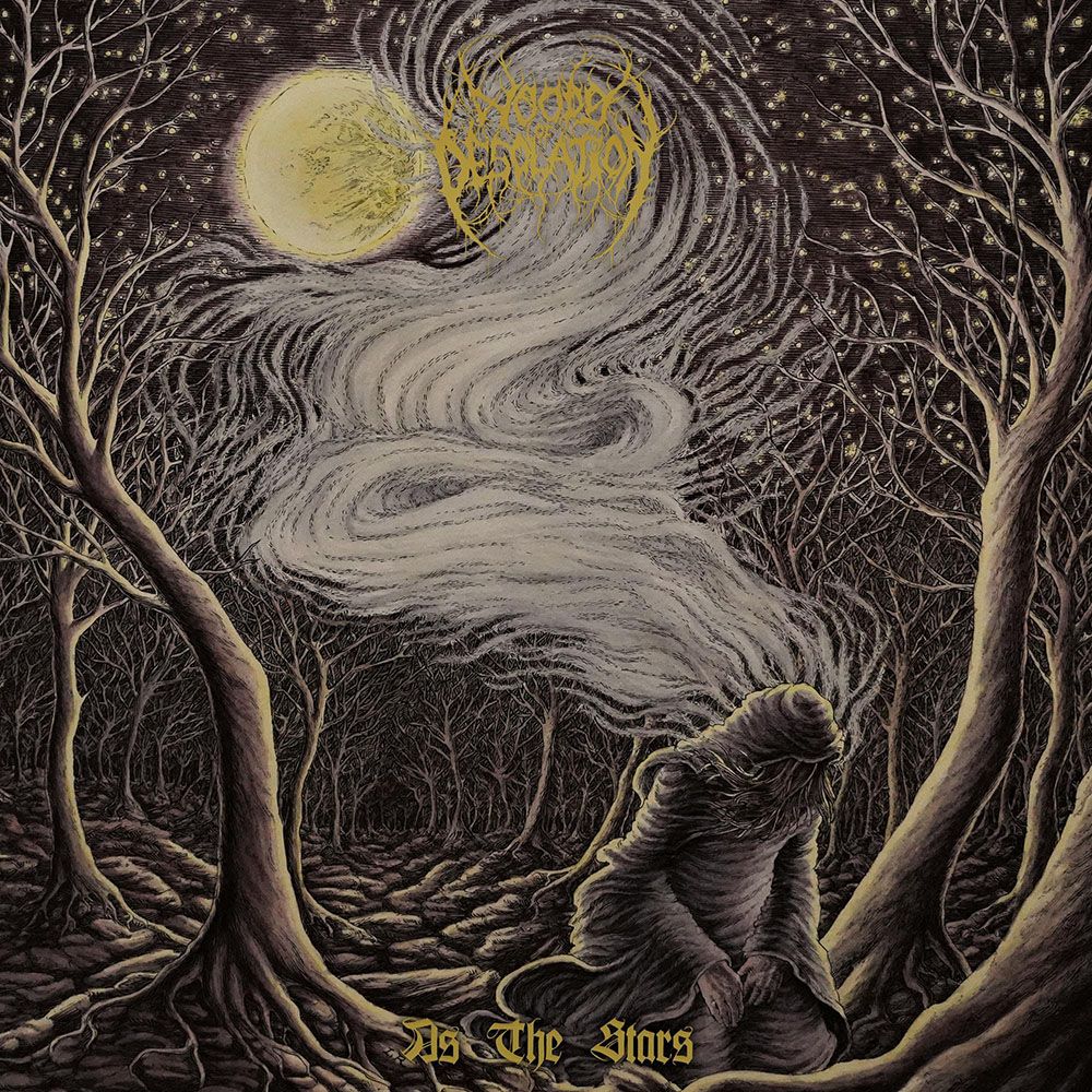 Front cover of "As the Stars" by Woods Of Desolation available at Darkwoods Webstore