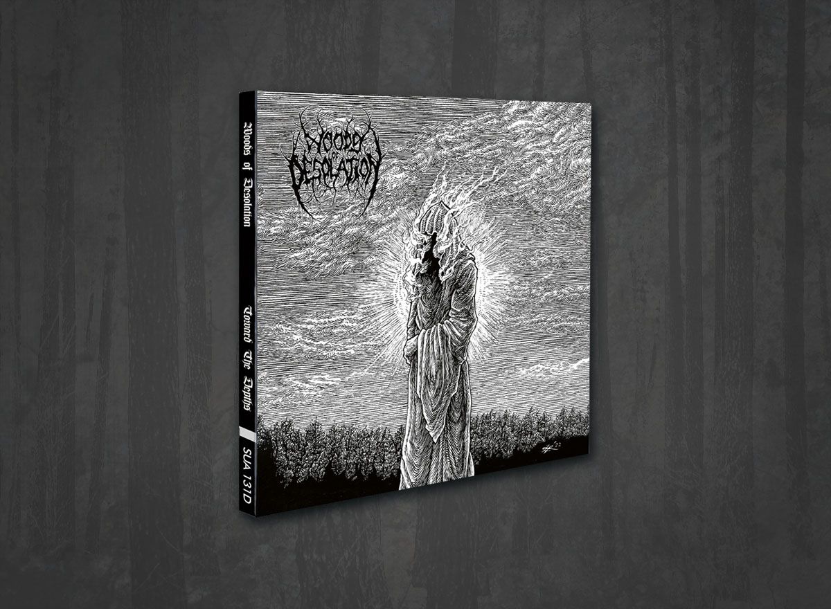 Additional artwork for "Toward the Depths" by Woods Of Desolation available at Darkwoods Webstore