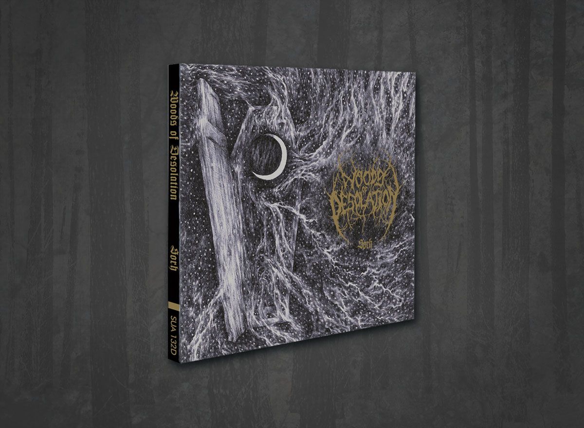Additional artwork for "Sorh" by Woods Of Desolation available at Darkwoods Webstore