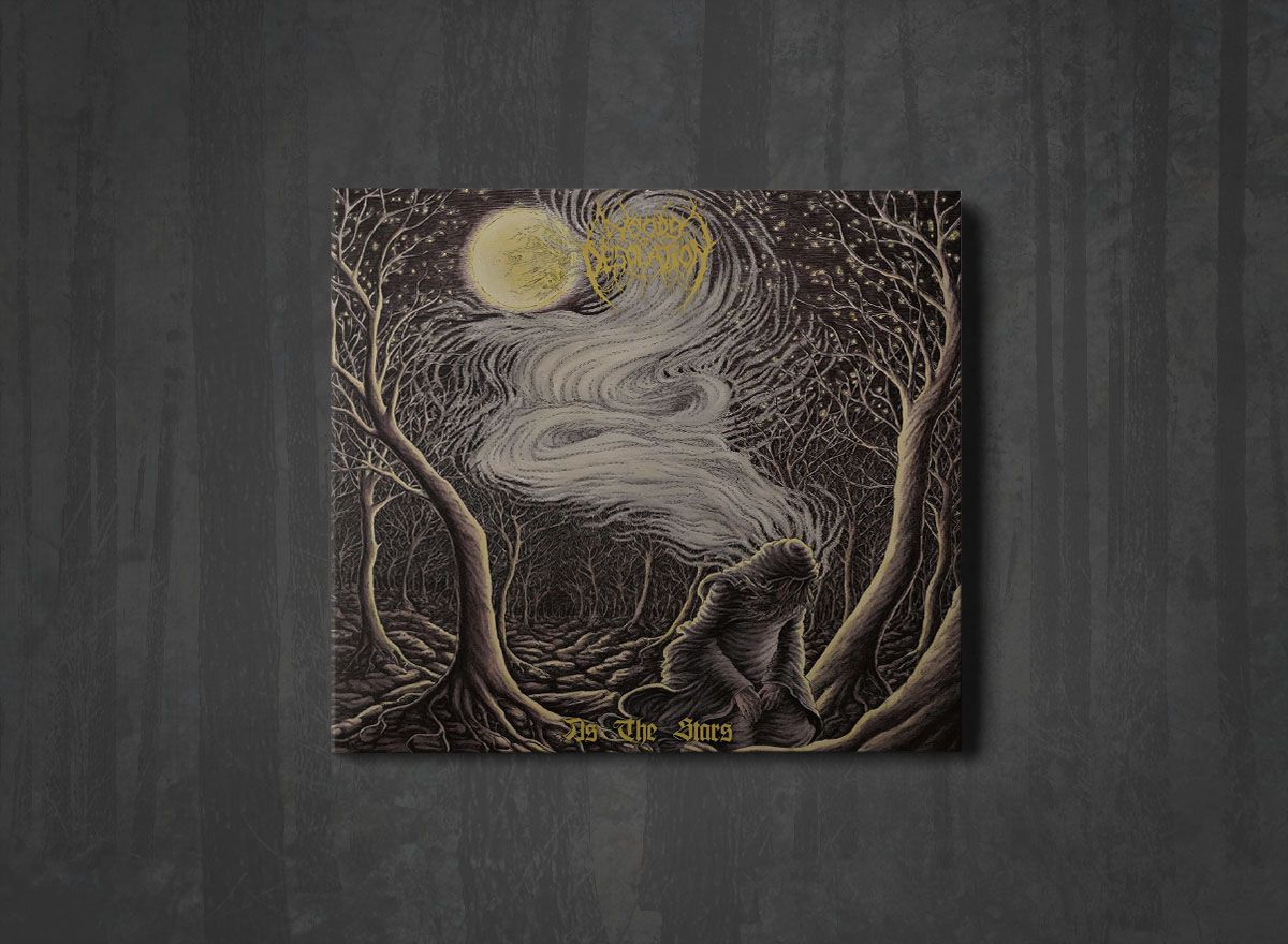 Additional artwork for "As the Stars" by Woods Of Desolation available at Darkwoods Webstore