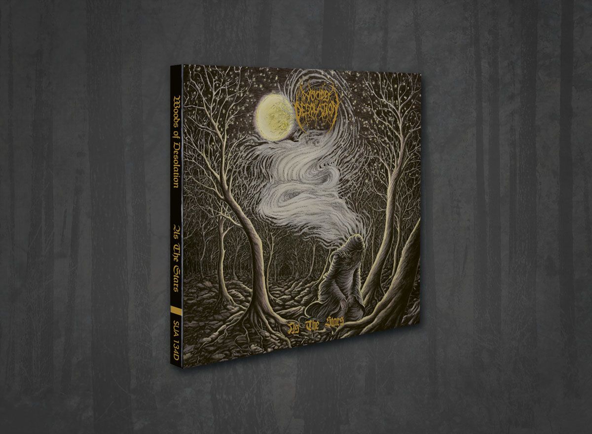 Additional artwork for "As the Stars" by Woods Of Desolation available at Darkwoods Webstore