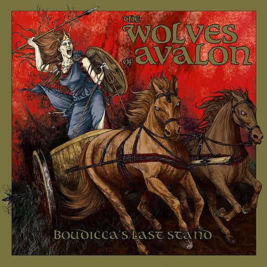 Front cover of "Boudicca's Last Stand" by The Wolves of Avalon available at Darkwoods Webstore