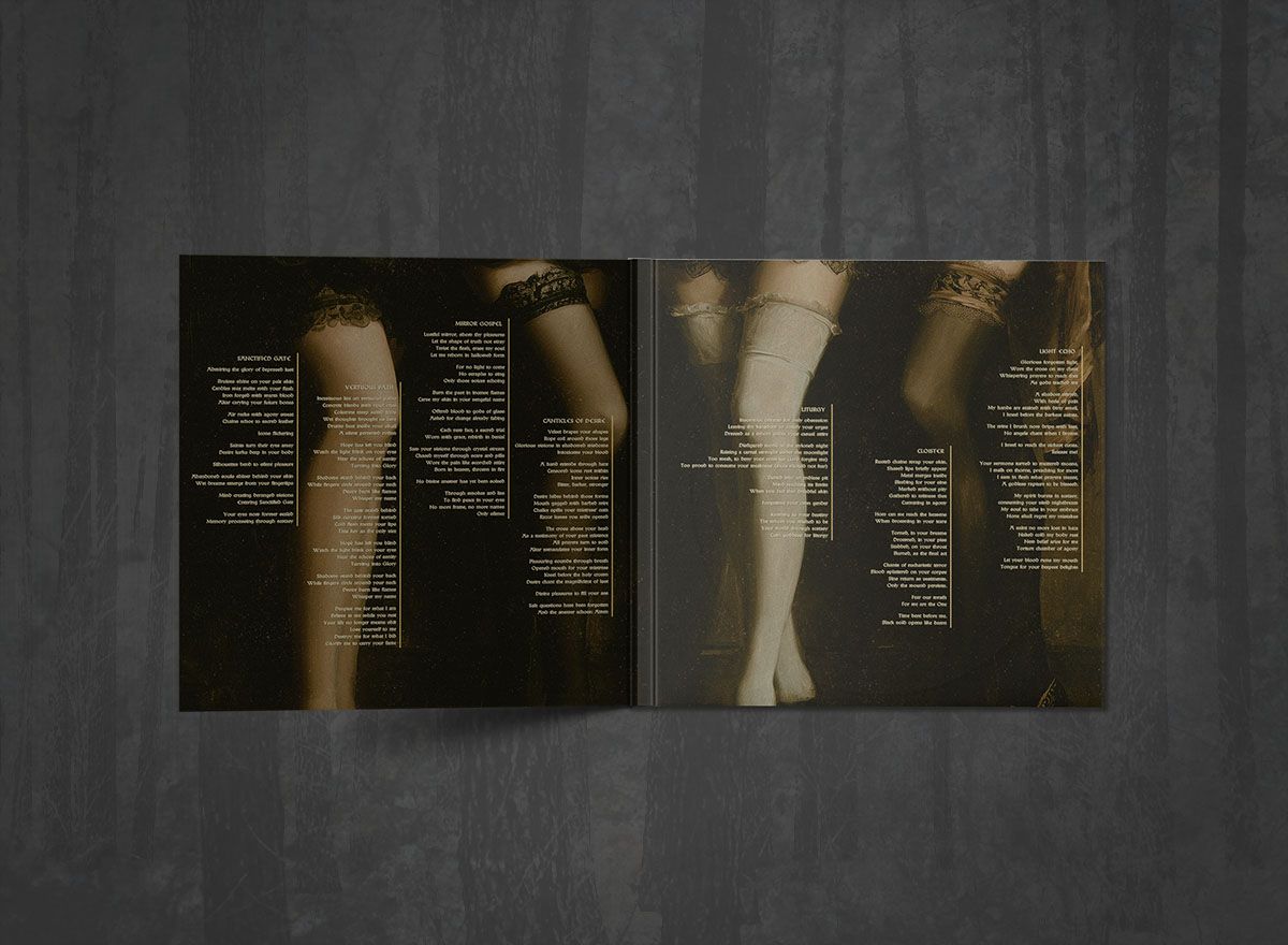 Additional artwork for "Carnal Liturgy" by Devious Lust available at Darkwoods Webstore