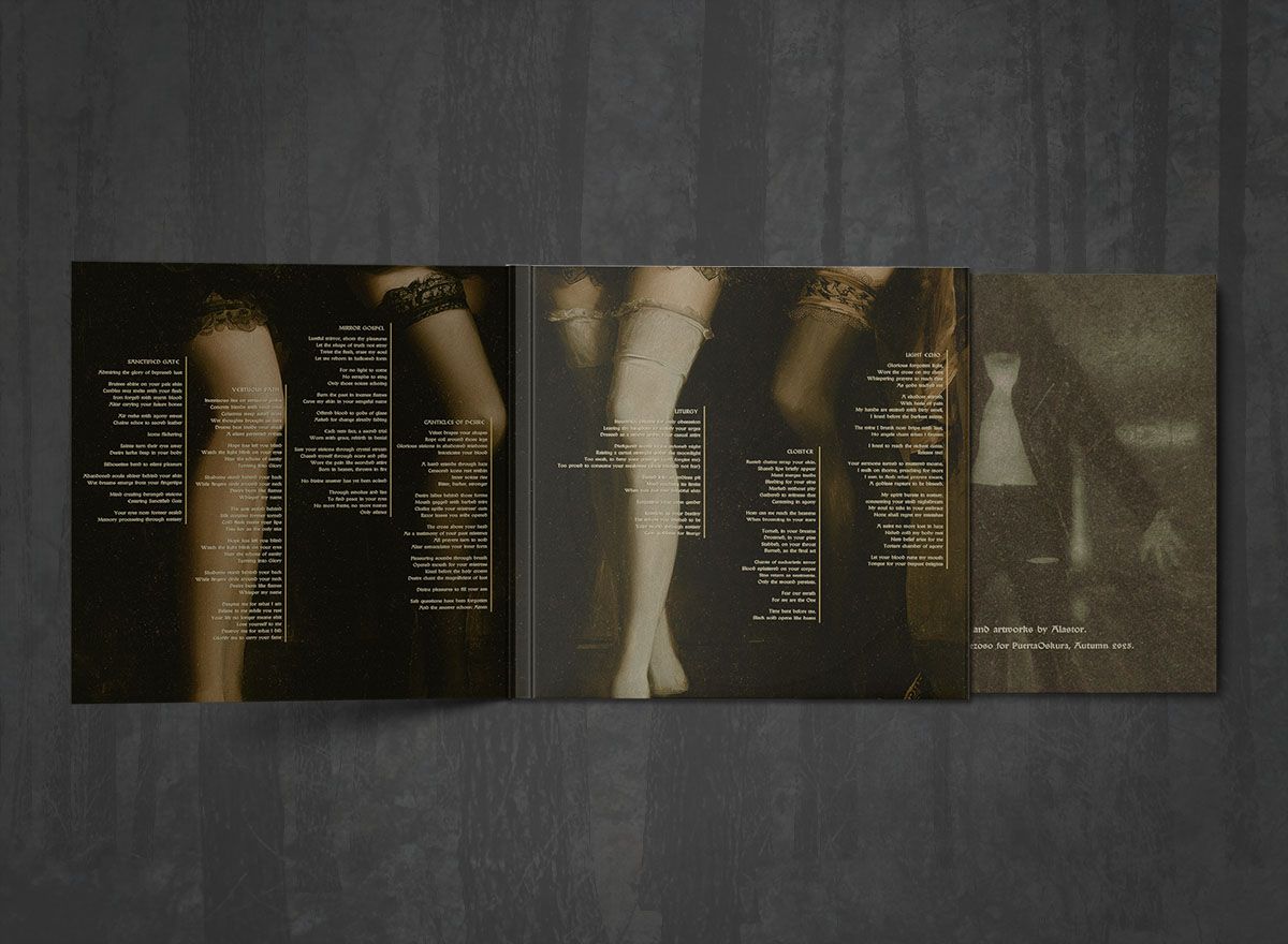 Additional artwork for "Carnal Liturgy" by Devious Lust available at Darkwoods Webstore