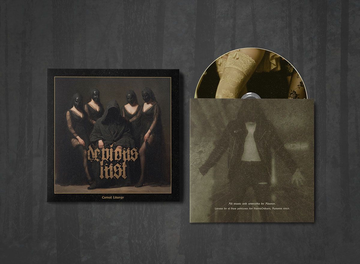 Additional artwork for "Carnal Liturgy" by Devious Lust available at Darkwoods Webstore