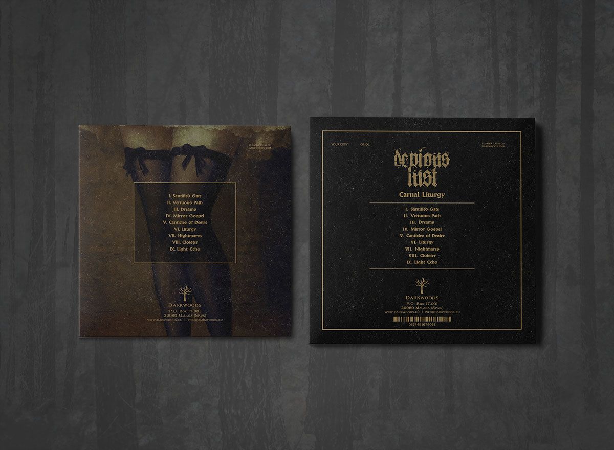 Additional artwork for "Carnal Liturgy" by Devious Lust available at Darkwoods Webstore