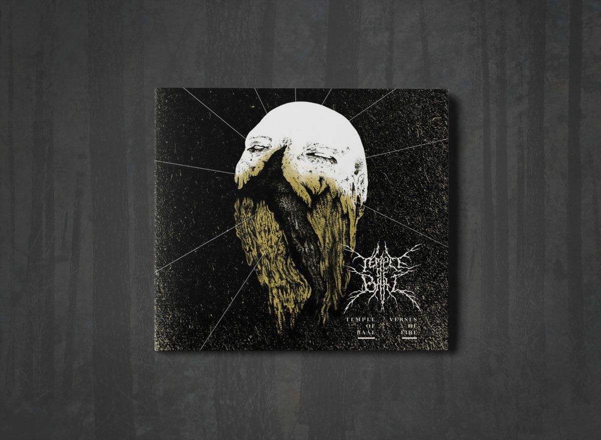 Additional artwork for "Verses of Fire" by Temple of Baal available at Darkwoods Webstore