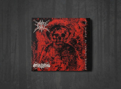 Additional artwork for "The Vision of Fading Mankind" by Temple of Baal / Ritualization available at Darkwoods Webstore