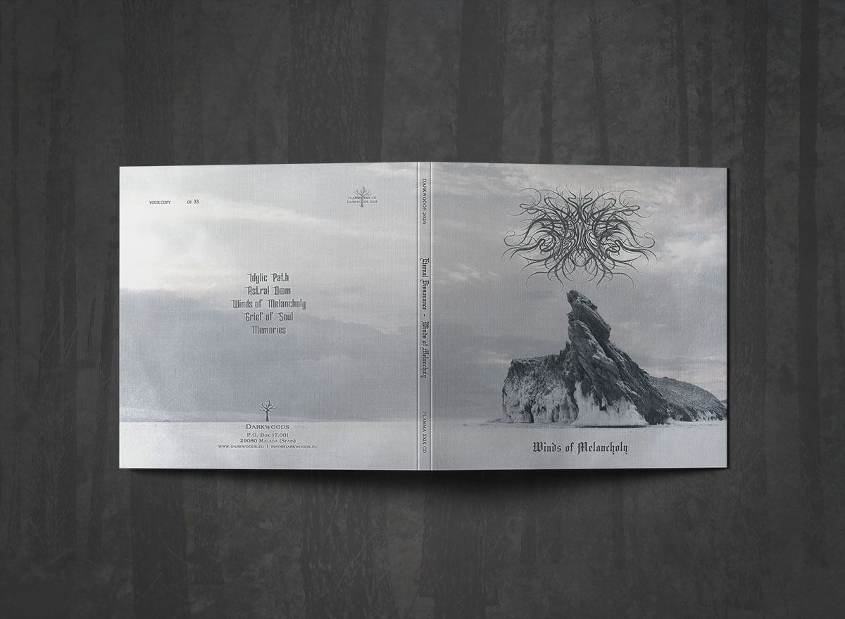 Additional artwork for "Winds of Melancholy" by Eternal Dissonance available at Darkwoods Webstore
