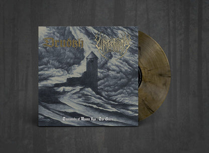 Additional artwork for "Thousands of Moons Ago / The Gates" by Drudkh / Winterfylleth available at Darkwoods Webstore