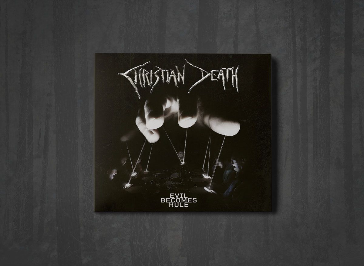 Additional artwork for "Evil Becomes Rule" by Christian Death available at Darkwoods Webstore