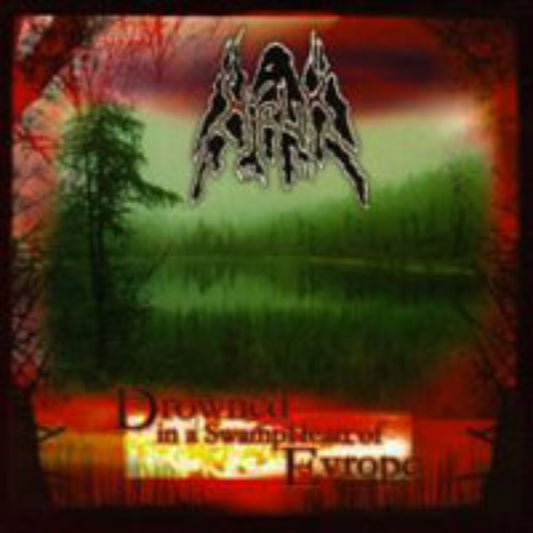 Front cover of "Drowned in a SwampHeart of Evrope" by Kruk available at Darkwoods Webstore