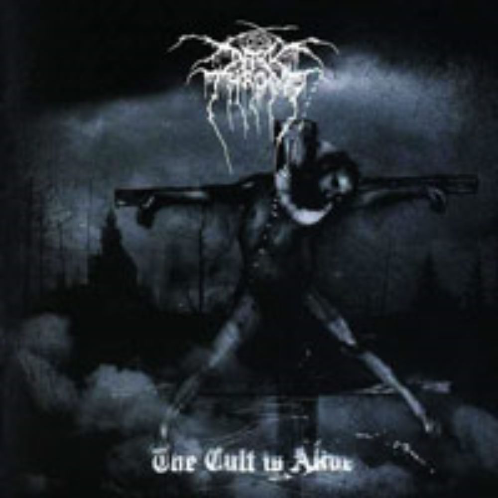 Front cover of "The Cult is Alive" by Darkthrone available at Darkwoods Webstore