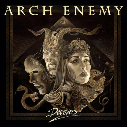 Front cover of "Deceivers" by Arch Enemy available at Darkwoods Webstore