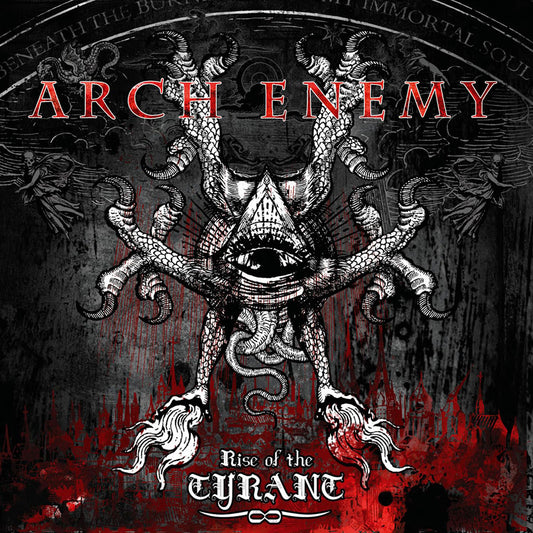 Front cover of "Rise of the Tyrant" by Arch Enemy available at Darkwoods Webstore