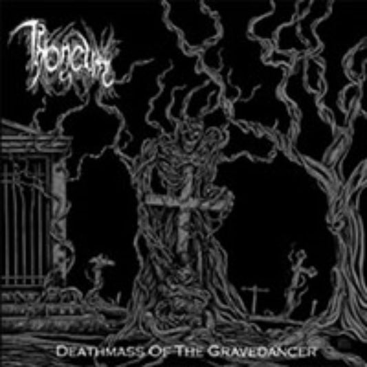 Front cover of "Deathmass of the Gravedancer" by Throneum available at Darkwoods Webstore