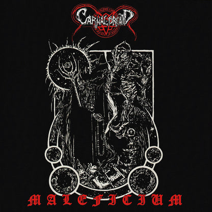 Front cover of "Maleficium" by Carnal Dread available at Darkwoods Webstore