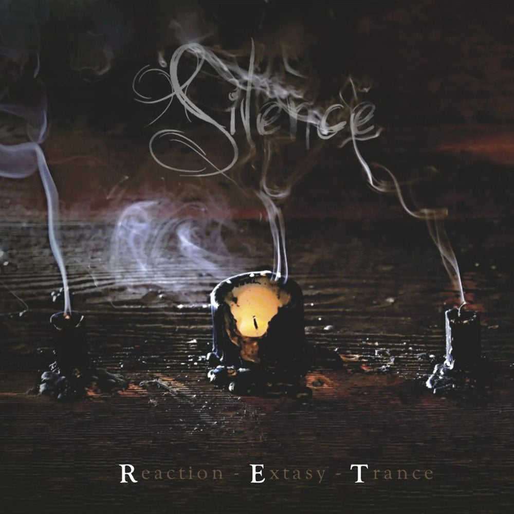 Front cover of "Silence" by R.E.T. available at Darkwoods Webstore