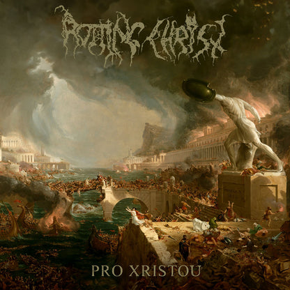 Front cover of "Pro Xristou" by Rotting Christ available at Darkwoods Webstore