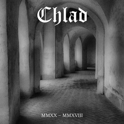 Front cover of "MMXX - MMXVIII" by Chlad available at Darkwoods Webstore