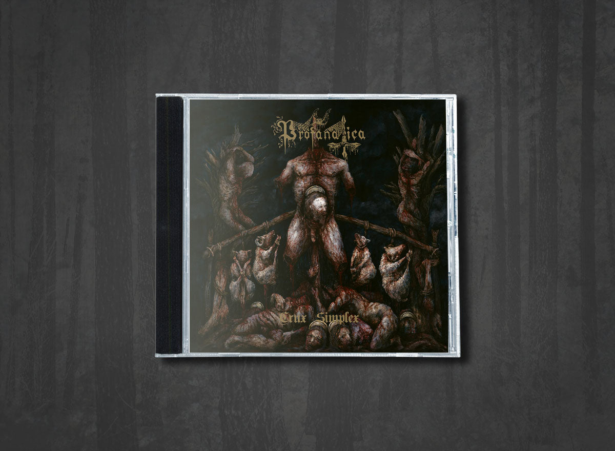 Additional artwork for "Crux Simplex" by Profanatica available at Darkwoods Webstore
