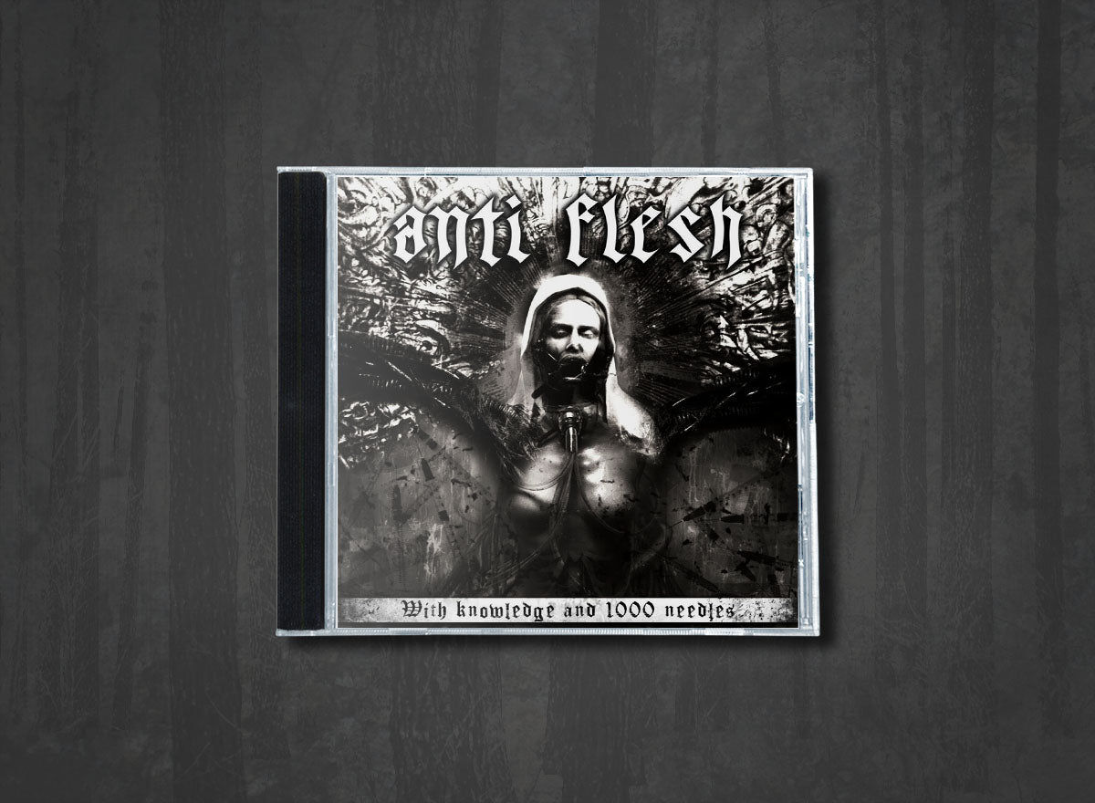 Additional artwork for "With Knowledge and 1000 Needles" by Anti-Flesh available at Darkwoods Webstore