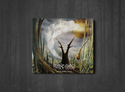 Additional artwork for "Non Serviam" by Rotting Christ available at Darkwoods Webstore