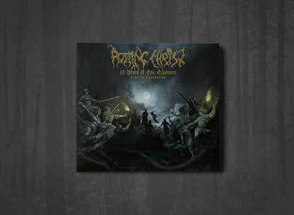 Additional artwork for "35 Years of Evil Existence - Live in Lycabettus" by Rotting Christ available at Darkwoods Webstore