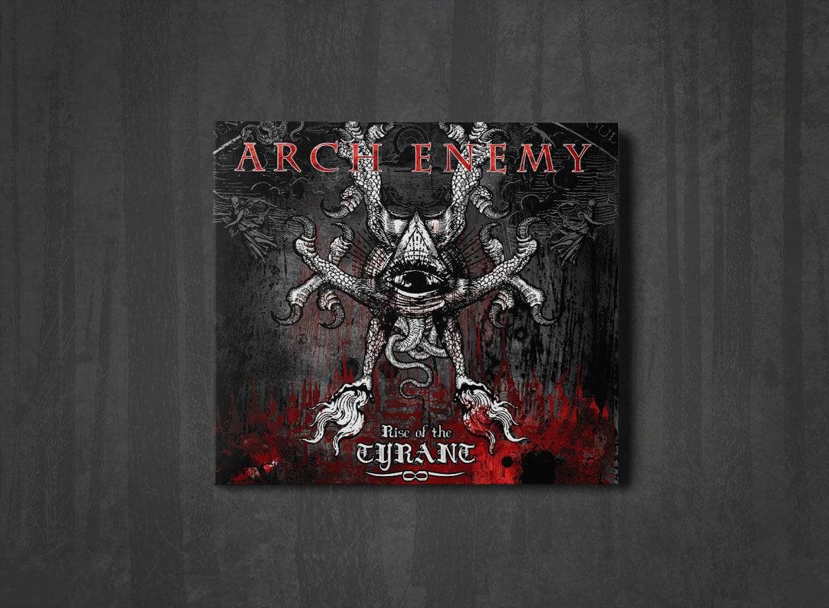 Additional artwork for "Rise of the Tyrant" by Arch Enemy available at Darkwoods Webstore