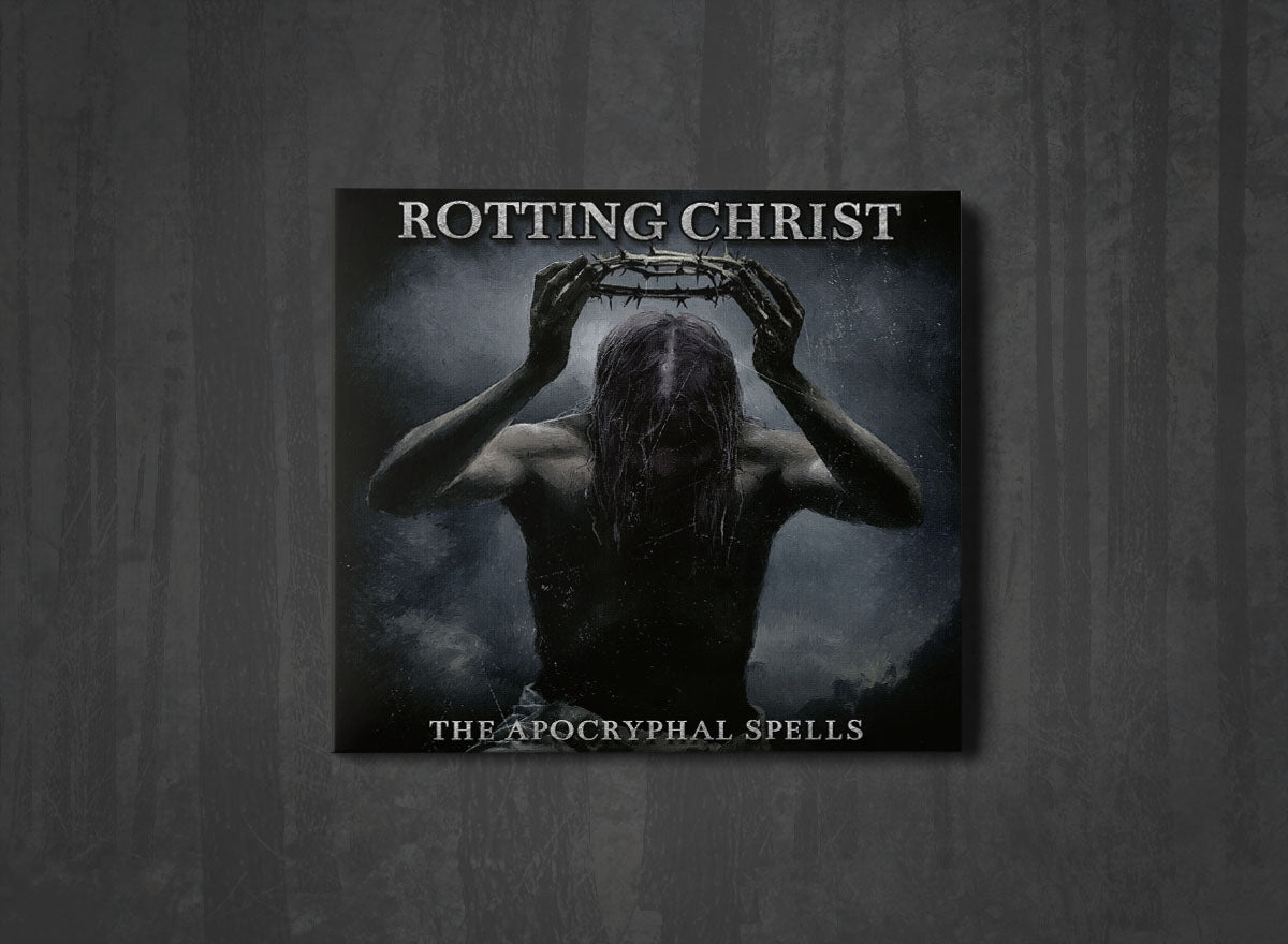 Additional artwork for "The Apocryphal Spells" by Rotting Christ available at Darkwoods Webstore