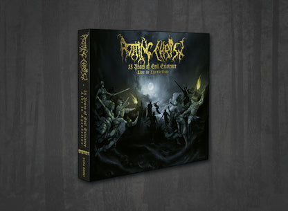 Additional artwork for "35 Years of Evil Existence - Live in Lycabettus" by Rotting Christ available at Darkwoods Webstore
