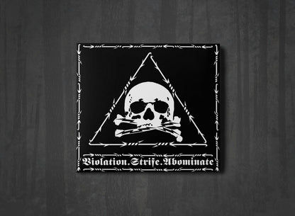 Additional artwork for "Violation.Strife.Abominate" by Revenge available at Darkwoods Webstore