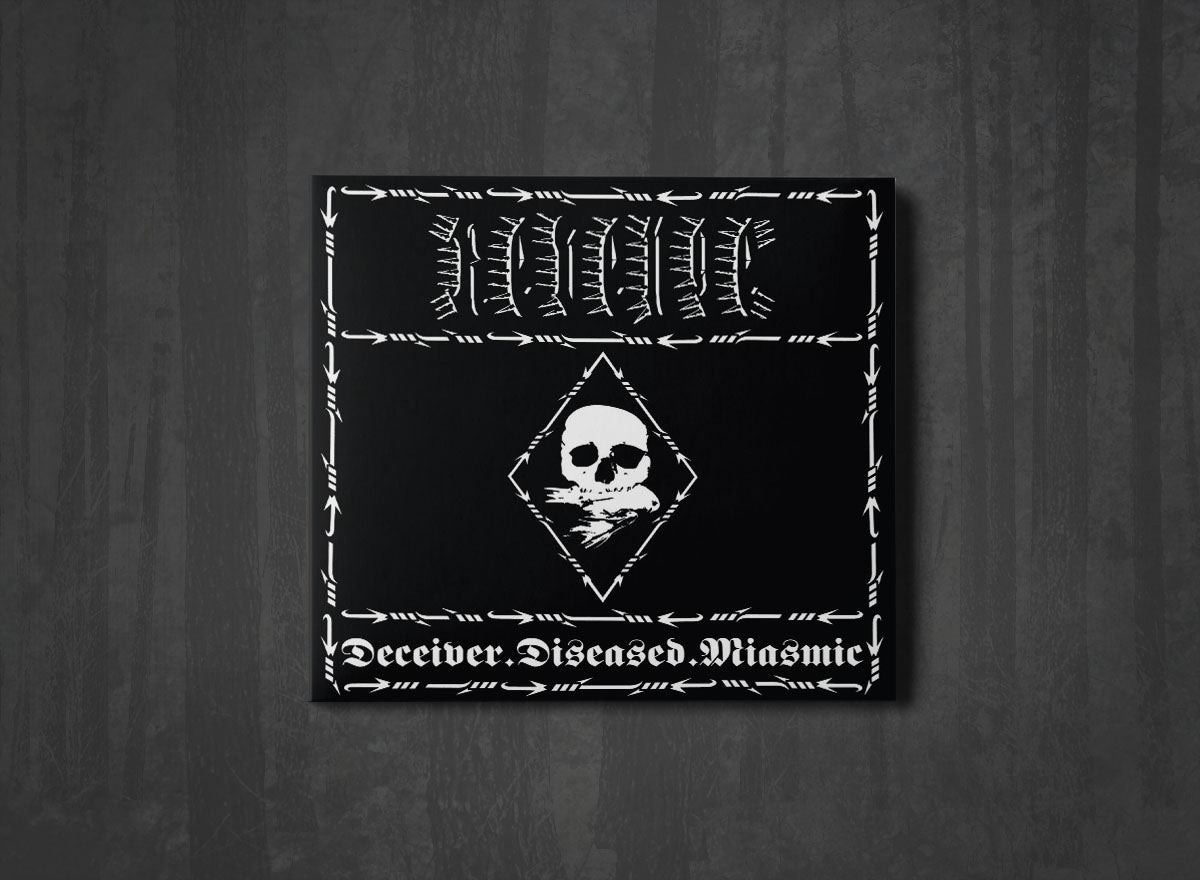 Additional artwork for "Deceiver​.​Diseased​.​Miasmic" by Revenge available at Darkwoods Webstore