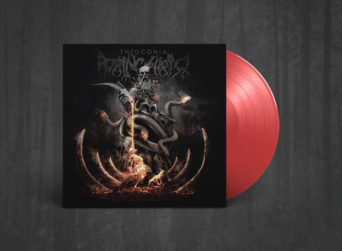 Additional artwork for "Theogonia" by Rotting Christ available at Darkwoods Webstore