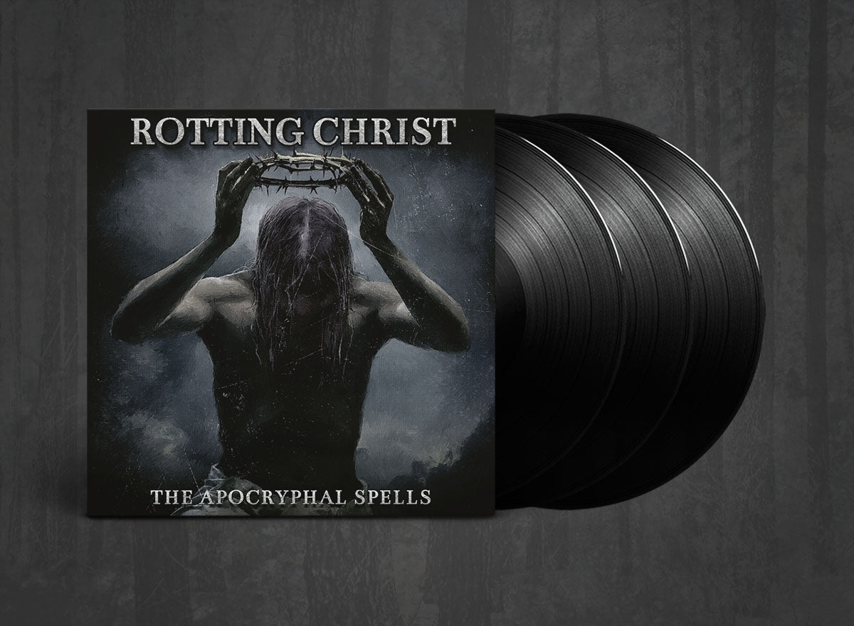 Additional artwork for "The Apocryphal Spells" by Rotting Christ available at Darkwoods Webstore