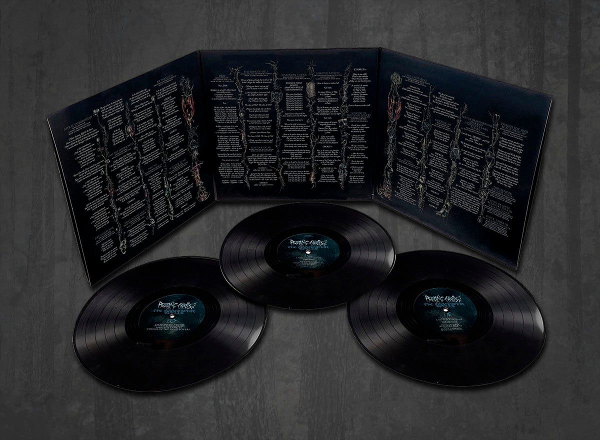 Additional artwork for "The Apocryphal Spells" by Rotting Christ available at Darkwoods Webstore