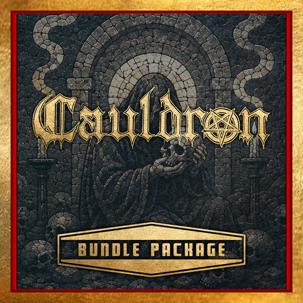 Front cover of "Golden Bundle" by Cauldron available at Darkwoods Webstore