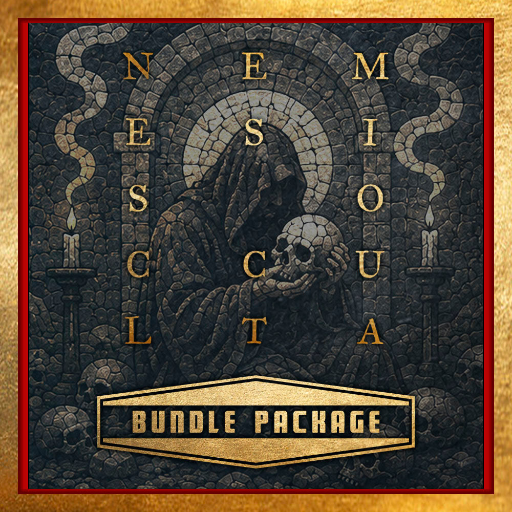 Front cover of "Golden Bundle" by Nemesis Occulta available at Darkwoods Webstore
